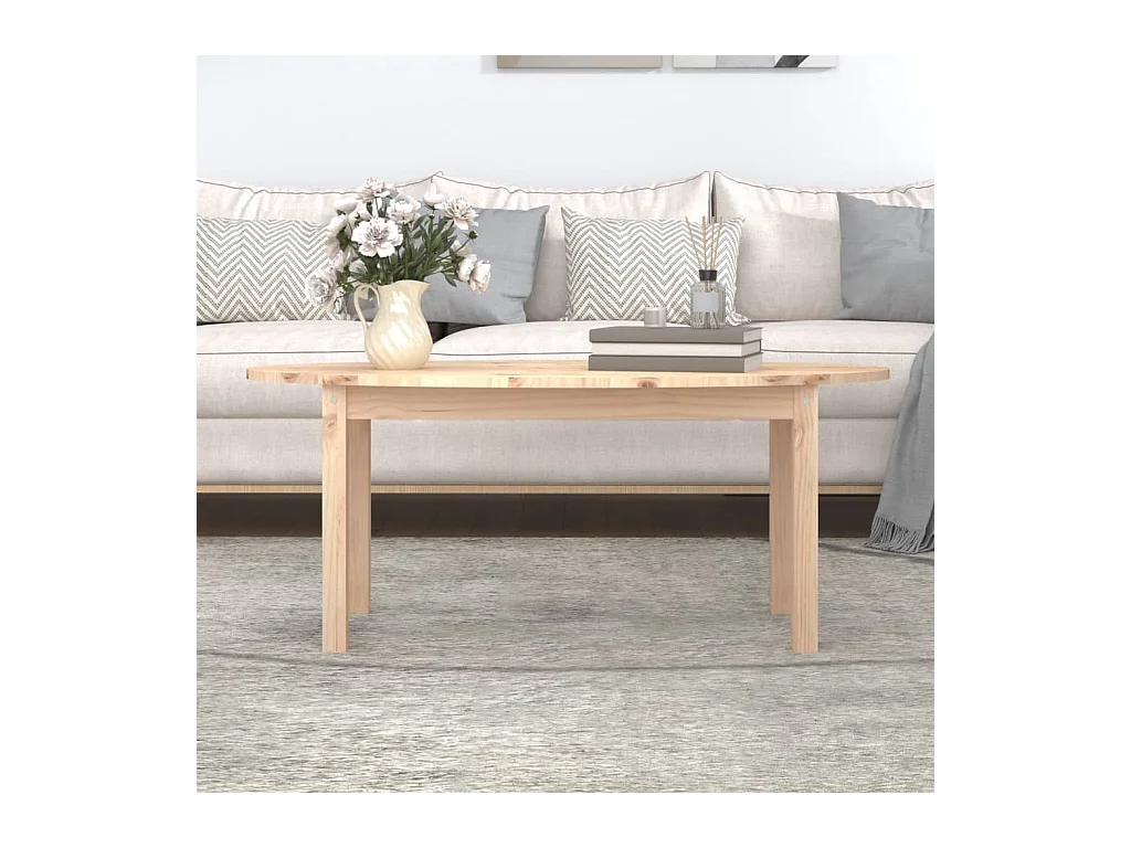 Goud Salontafel 110x55x45 cm Massief grenenhout