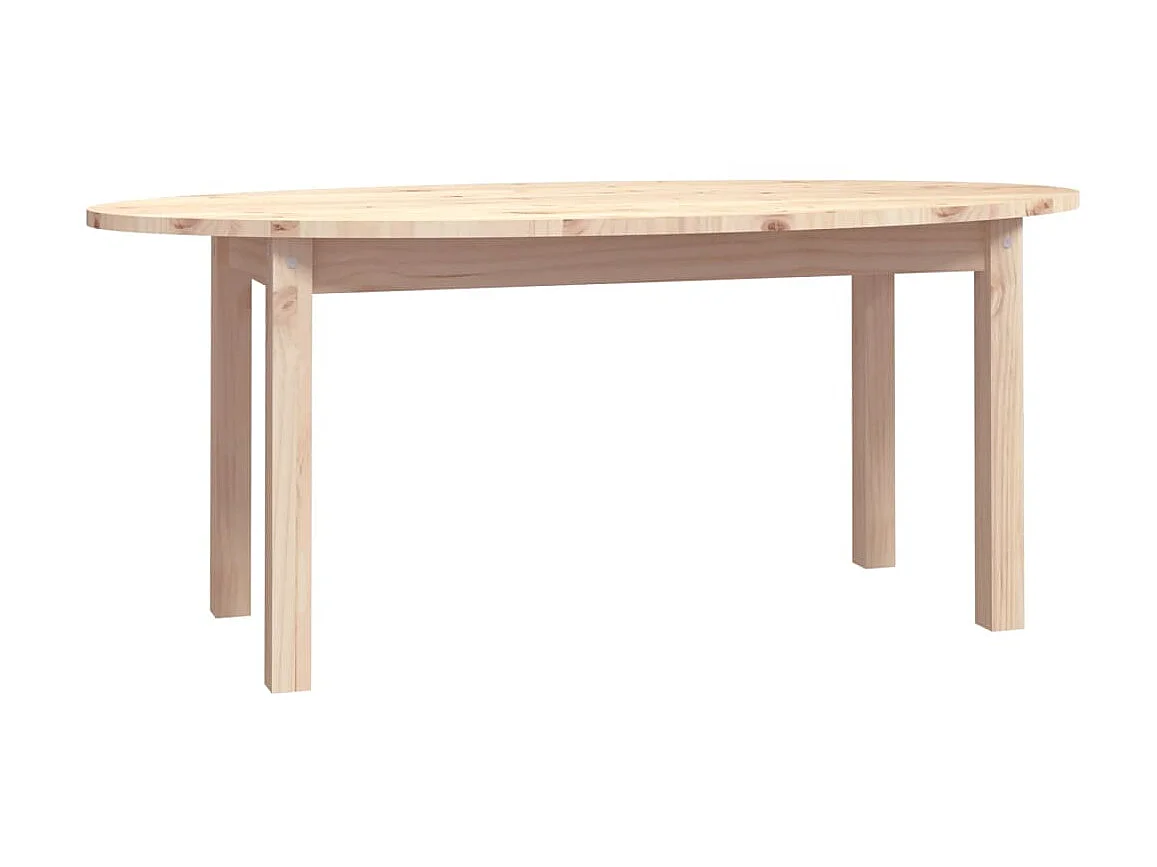 Tavolino Gold 110x55x45 cm Legno di pino massiccio