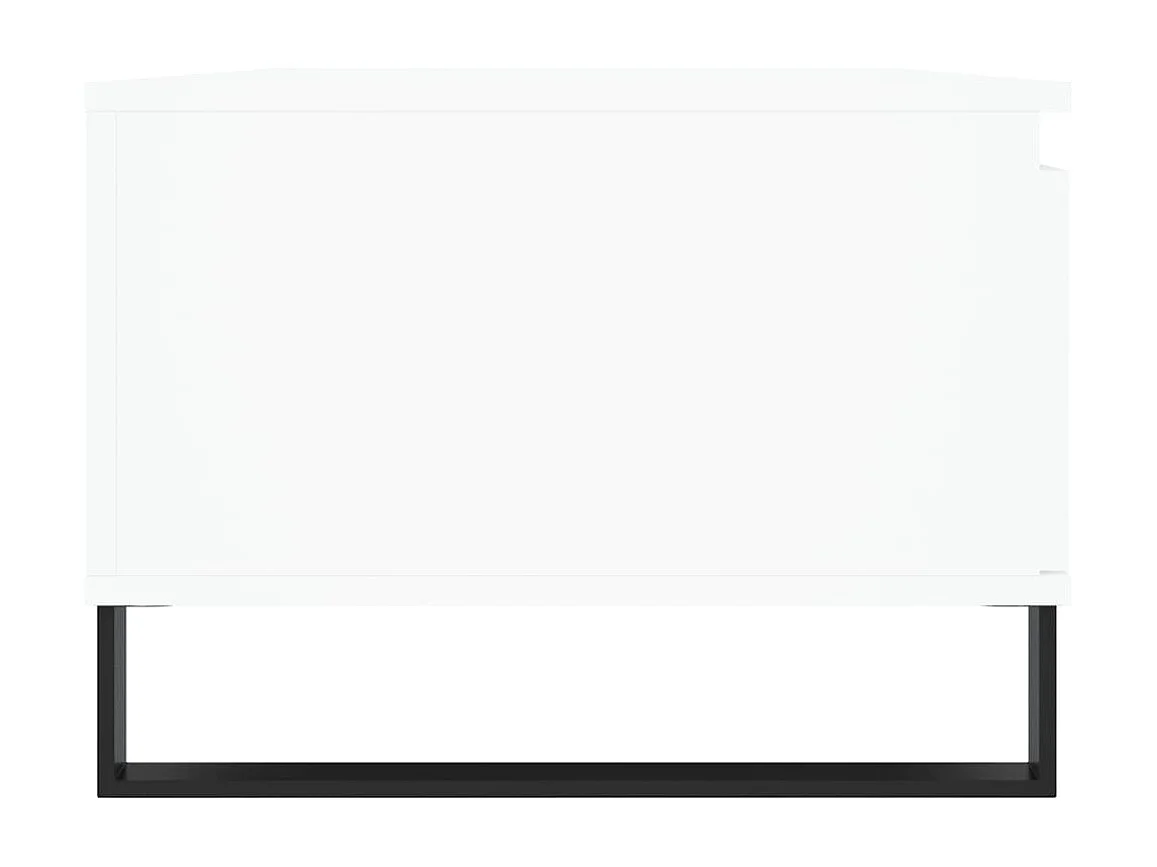 Mesa de centro Gold Blanco 90x50x36,5 cm Madera contrachapada