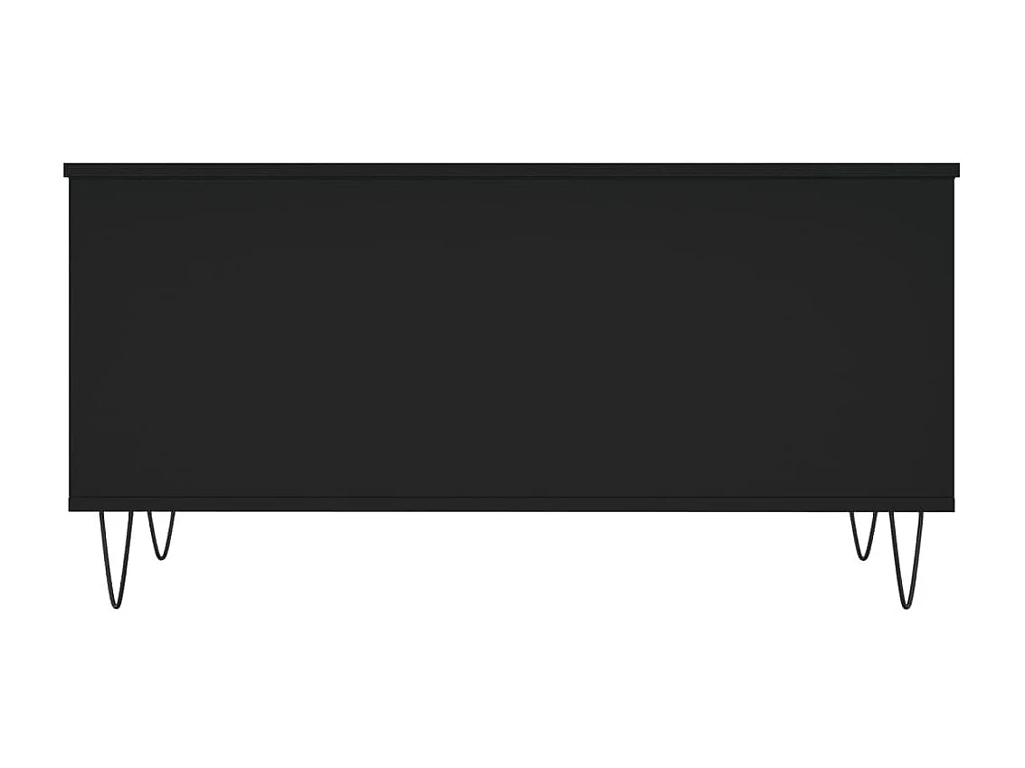 Table basse Noir 90x44,5x45 cm Bois d'ingénierie