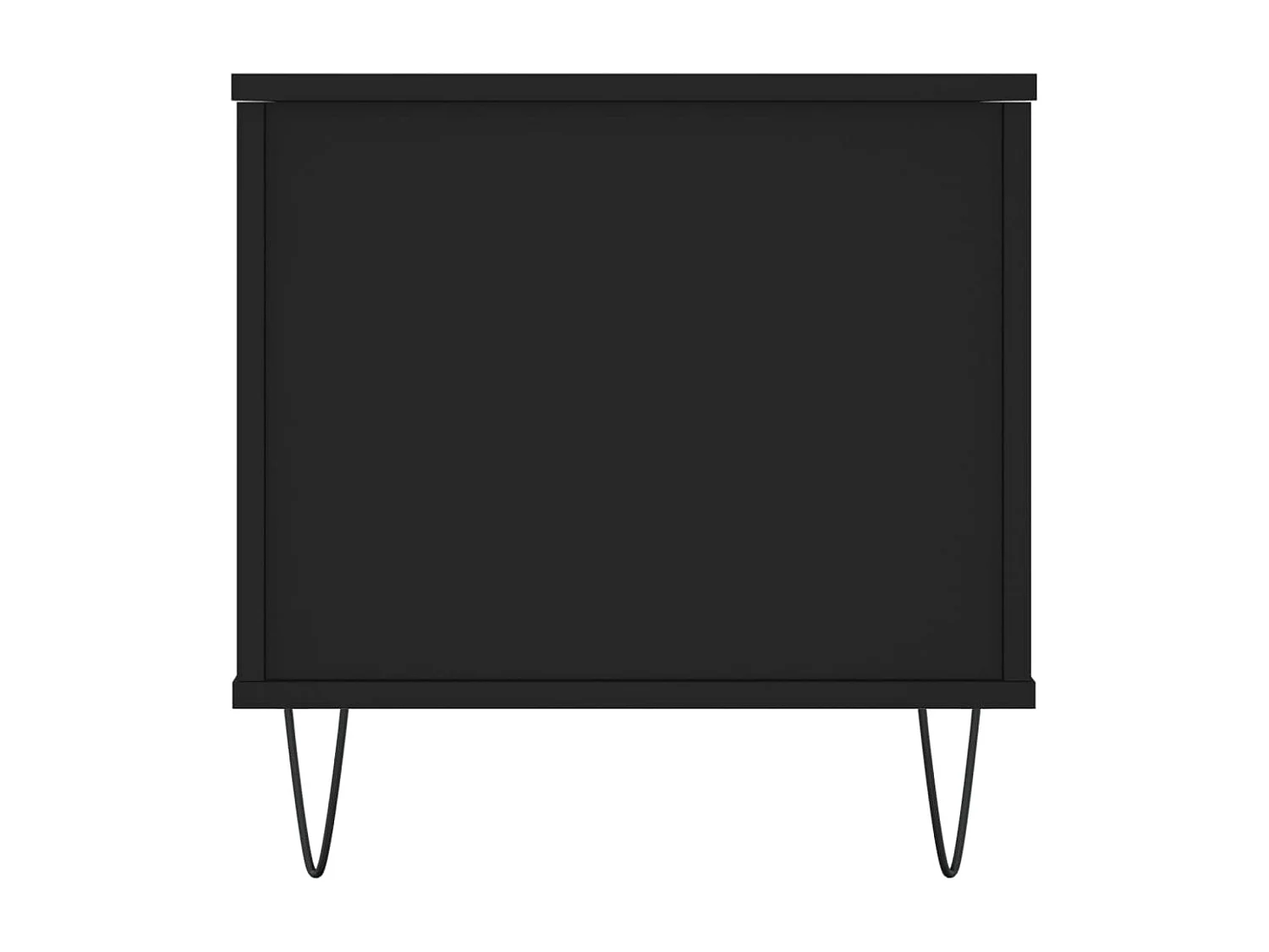 Mesa de centro dourada preta 90x44,5x45 cm Madeira trabalhada