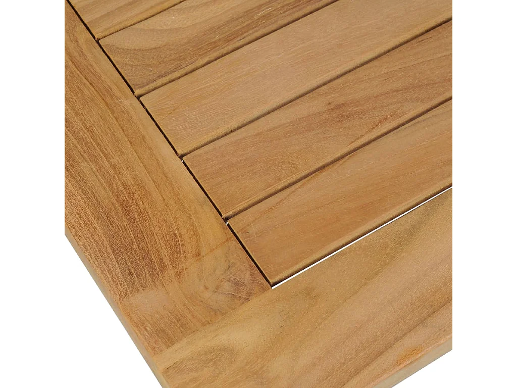 Tavolino in teak dorato 90x50x45 cm