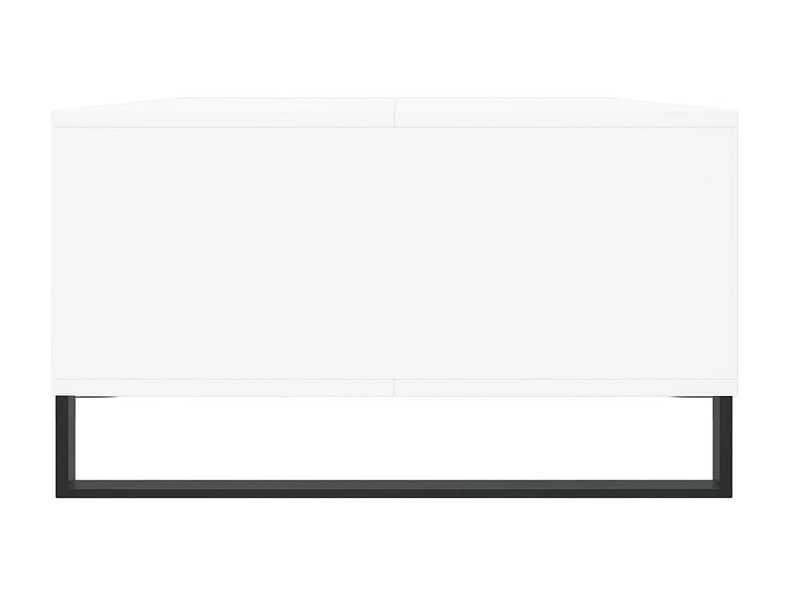 Table basse blanc 104x60x35 cm bois d'ingénierie