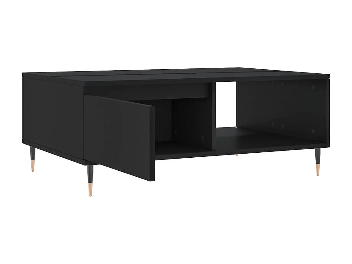 Gold Salontafel zwart 90x60x35 cm samengesteld hout