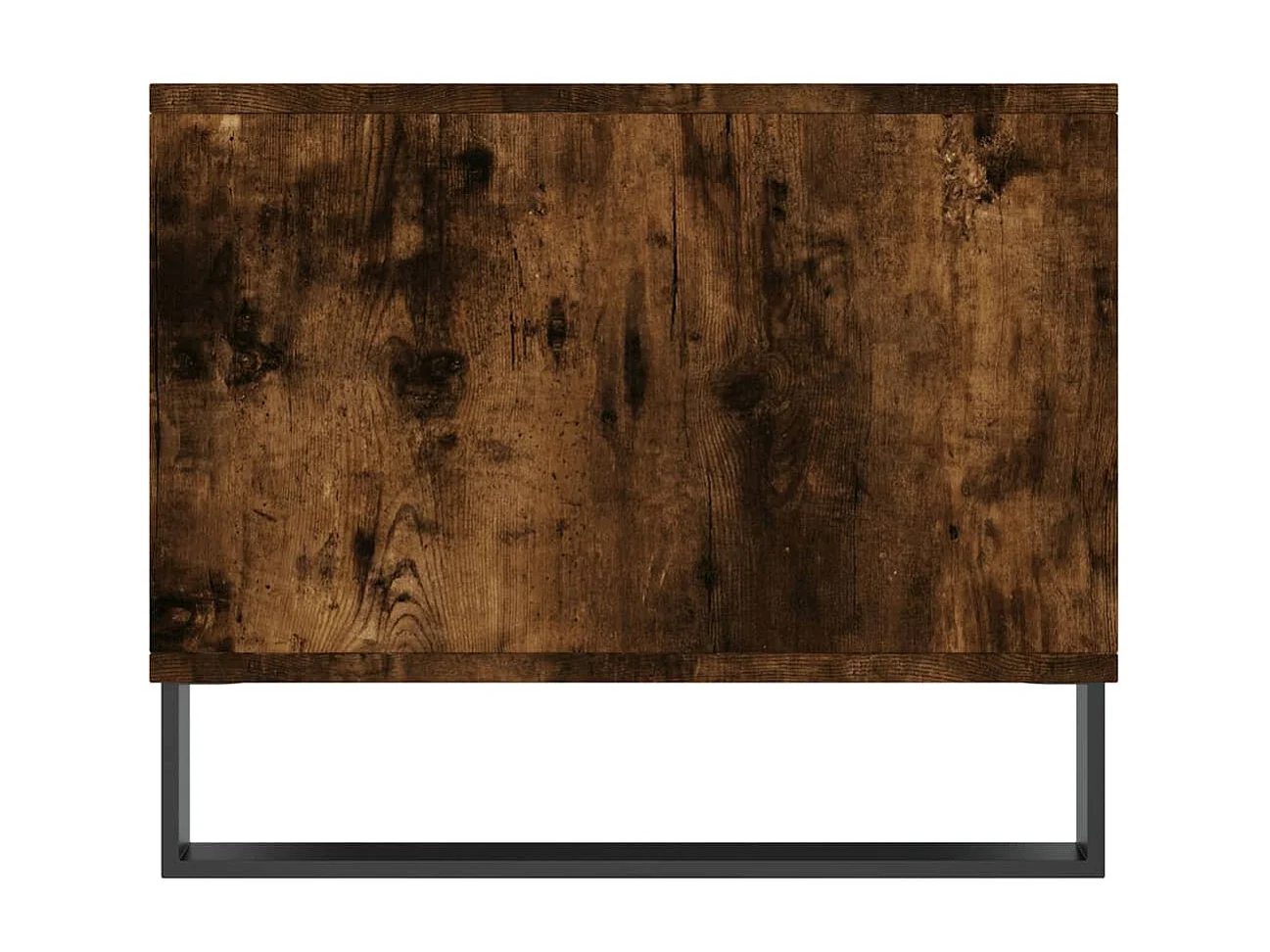 Tavolino in rovere affumicato oro 90x50x40 cm in multistrato