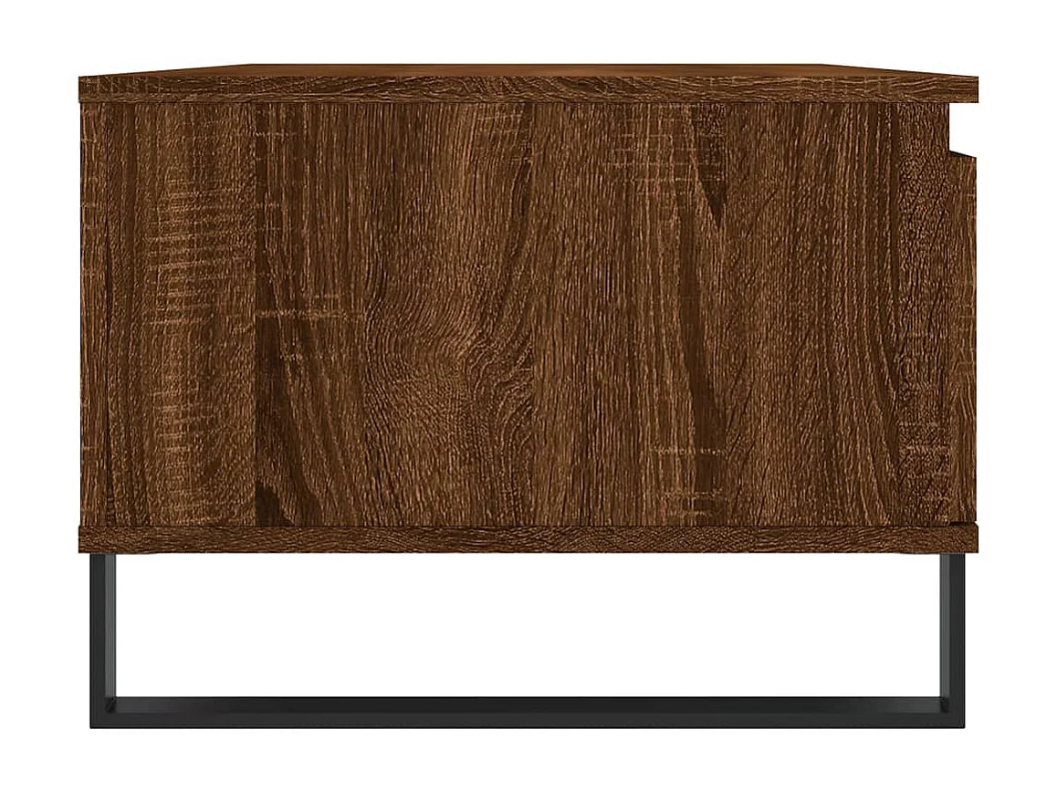 Tavolino Gold Rovere marrone 90x50x36,5 cm MDF