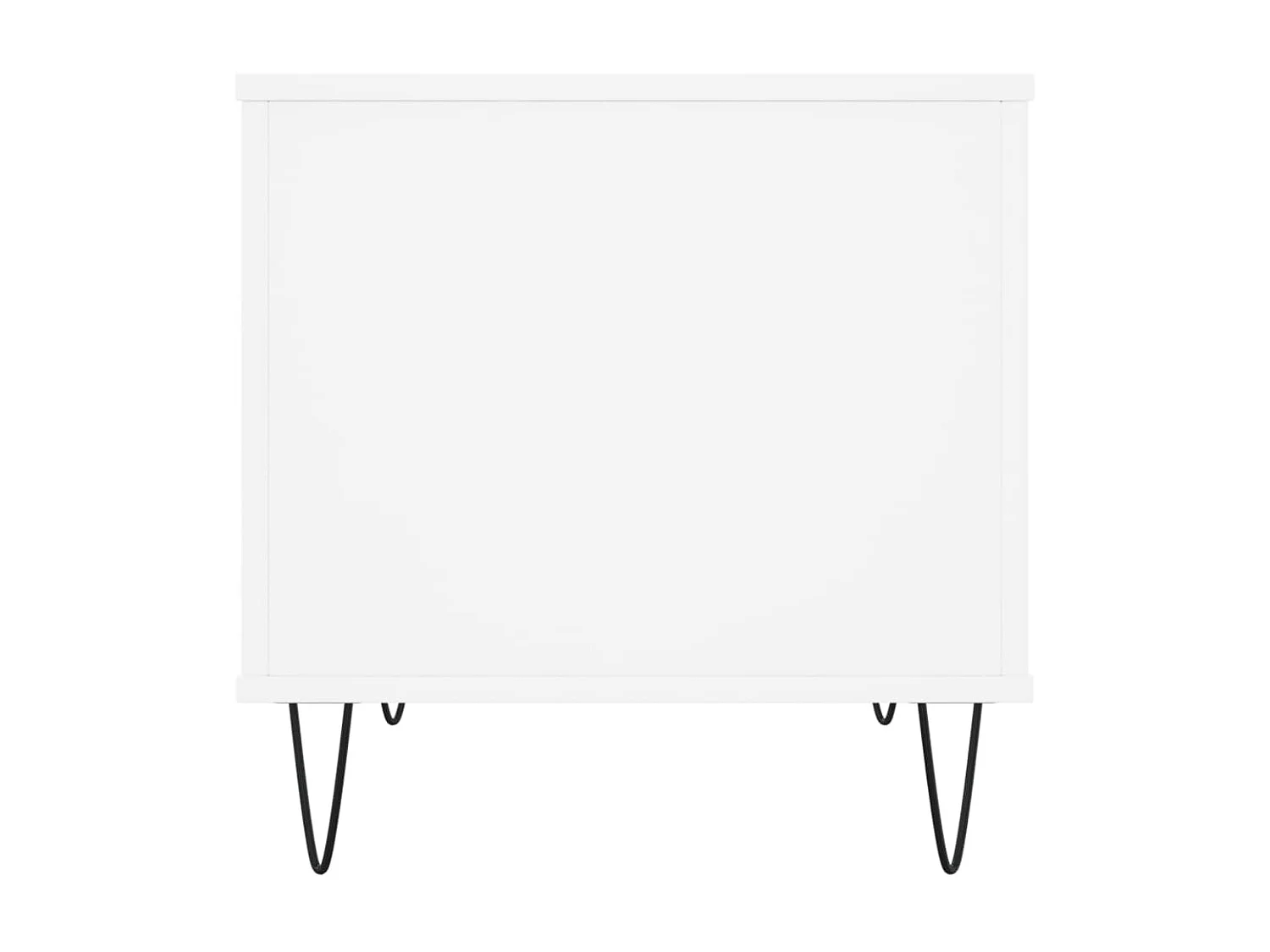 Tavolino Gold Bianco 60x44,5x45 cm MDF