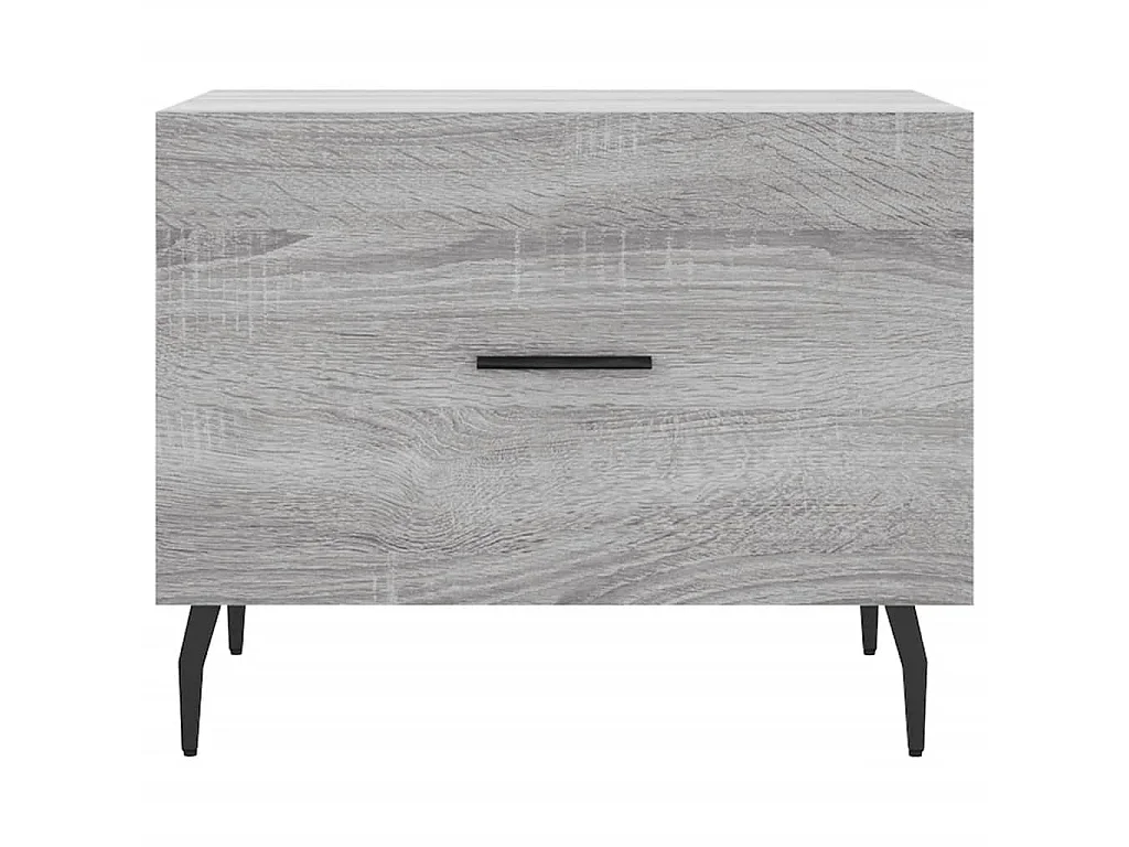 Mesas de centro Gold 2 piezas gris sonoma 50x50x40 cm madera contrachapada