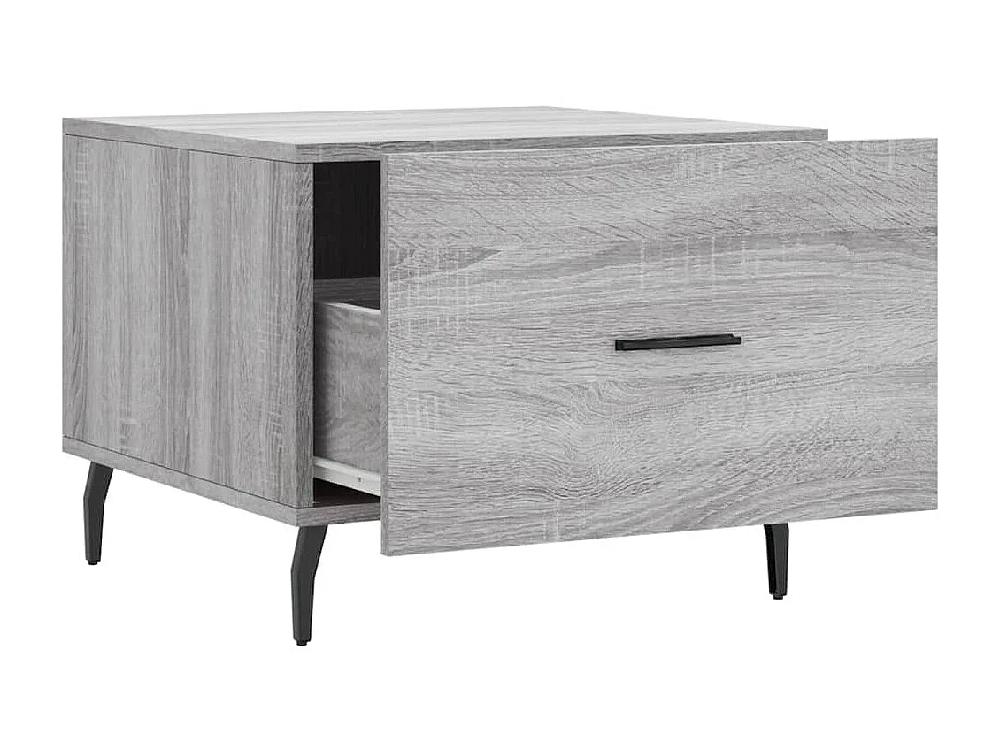 Mesas de centro Gold 2 piezas gris sonoma 50x50x40 cm madera contrachapada