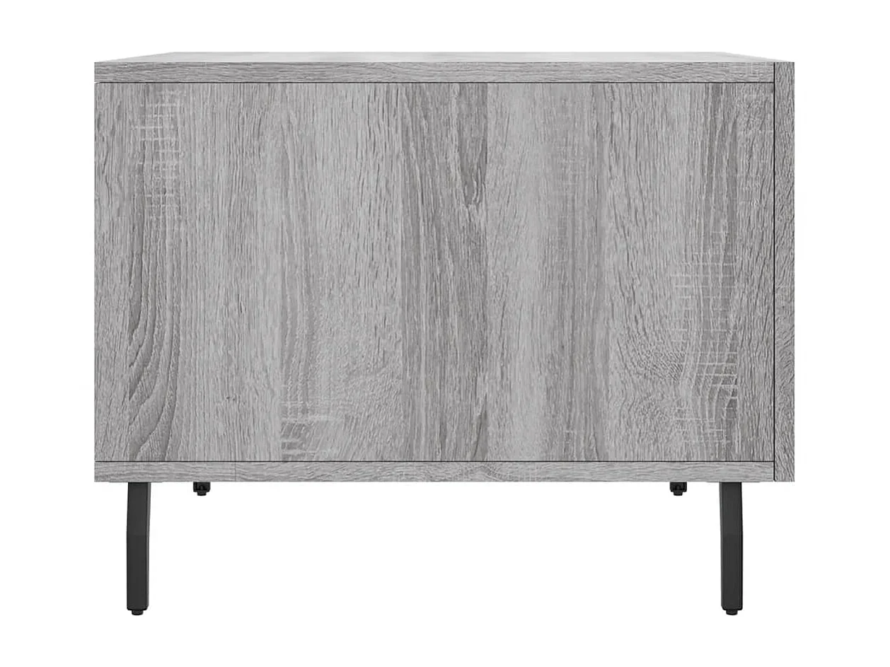 Mesas de centro Gold 2 piezas gris sonoma 50x50x40 cm madera contrachapada
