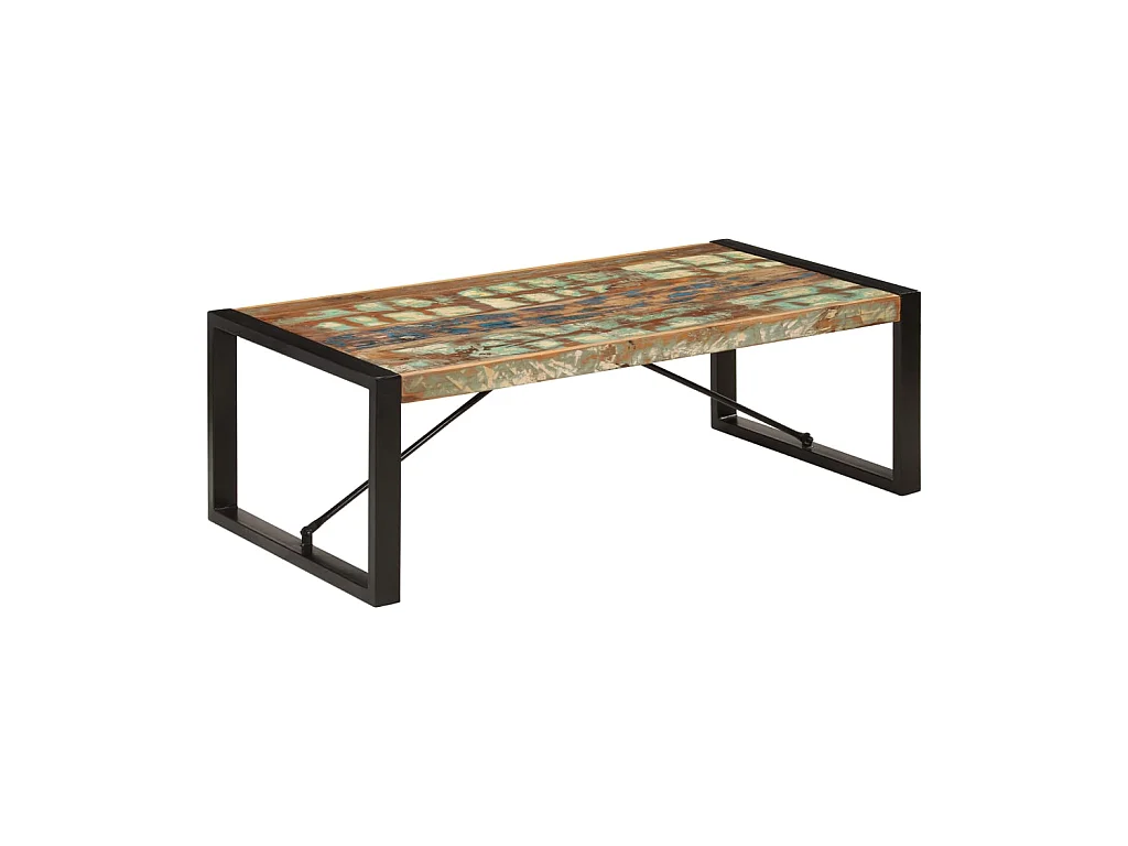 Table basse 120x60x40 cm Bois de récupération solide