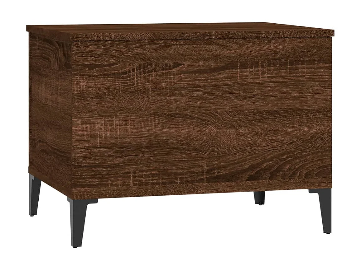 Table basse Chêne marron 60x44,5x45 cm Bois d'ingénierie