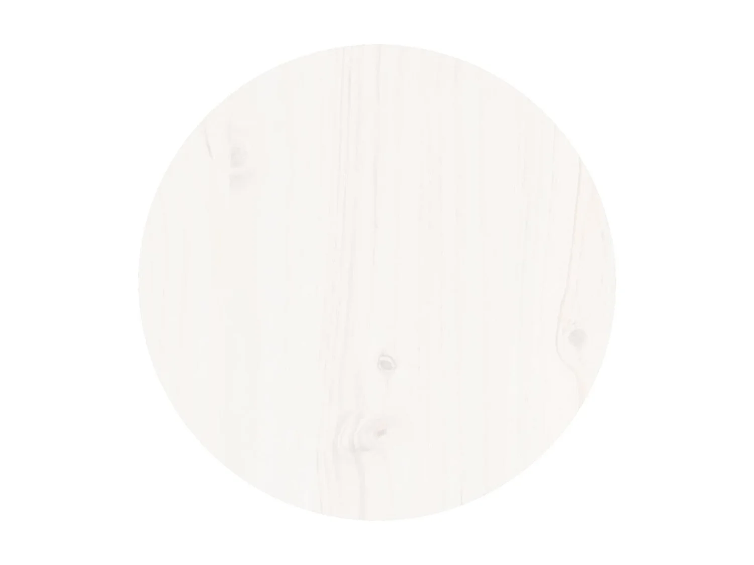 Mesa de centro Gold Blanco Ø 40x60 cm Madera maciza de pino