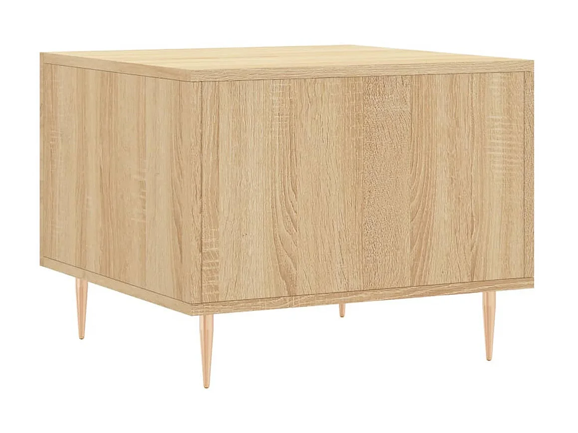 Table basse Chêne sonoma 50x50x40 cm Bois d'ingénierie