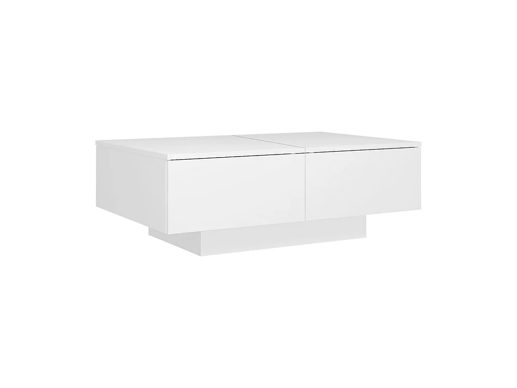 Gold Salontafel Wit 90x60x31 cm Spaanplaat