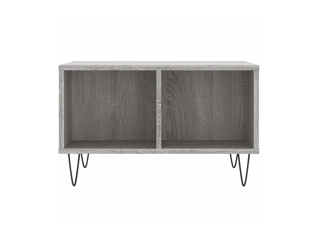 Table basse Sonoma gris 60x50x36,5 cm Bois d'ingénierie
