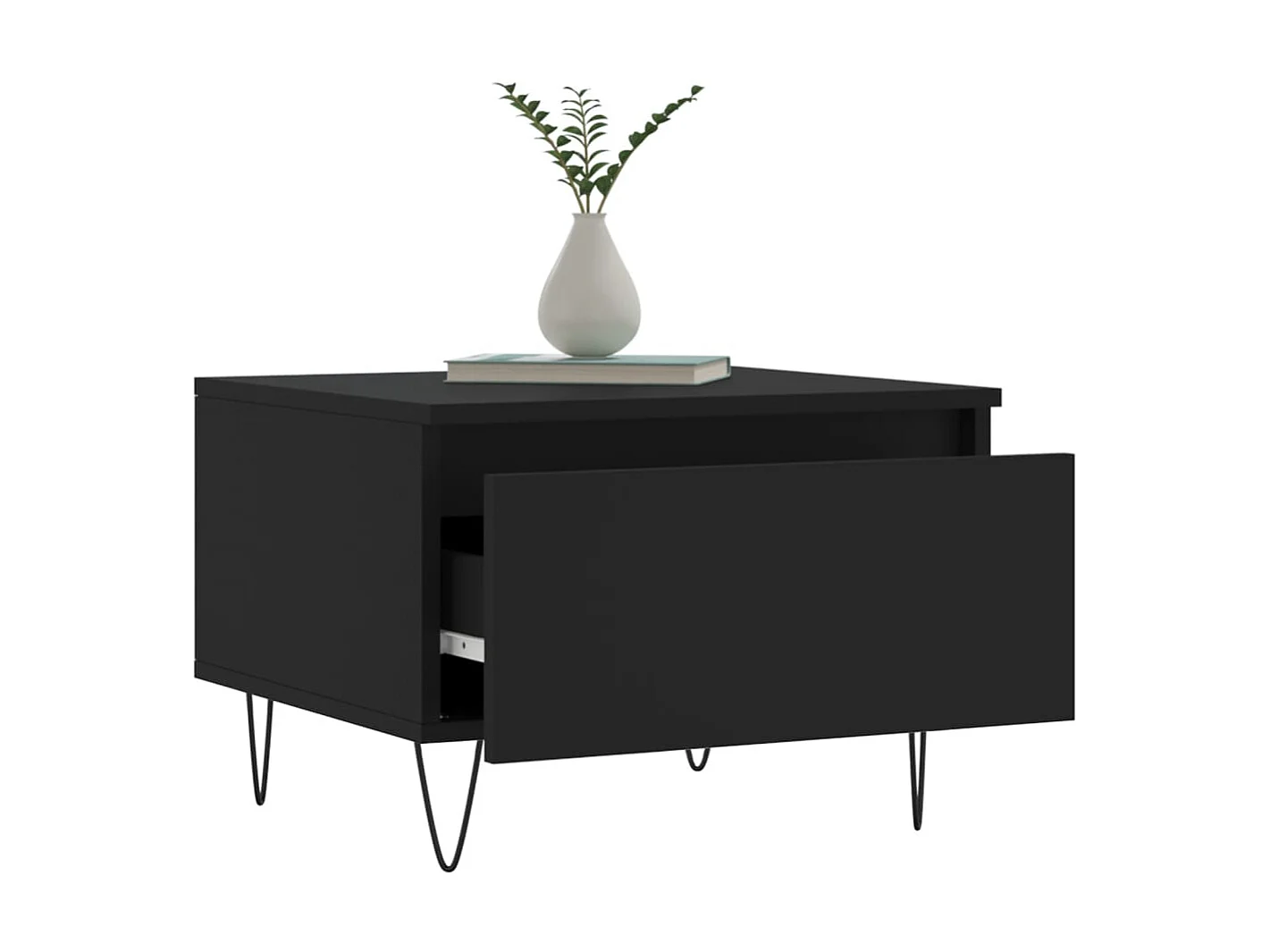 Gold Salontafels 2 stuks zwart 50x46x35 cm parket