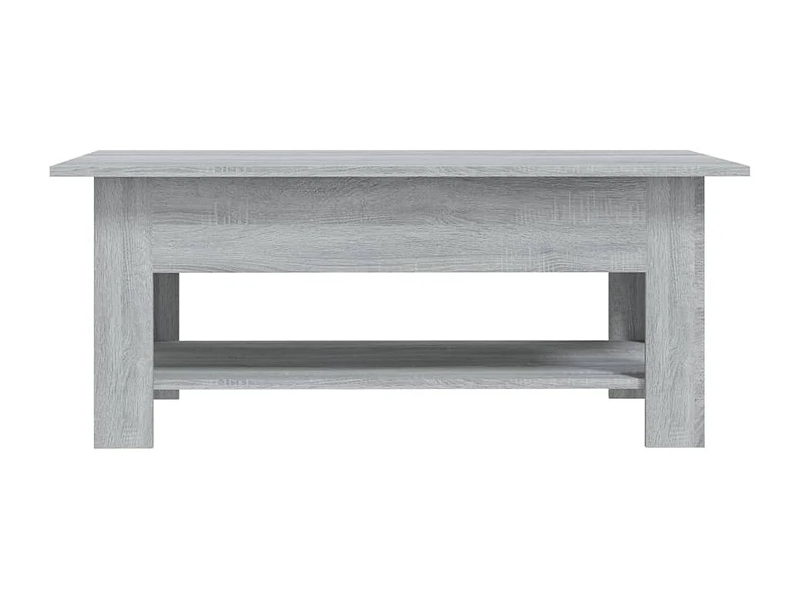 Mesa de centro Gold Sonoma gris 102x55x42 cm Aglomerado