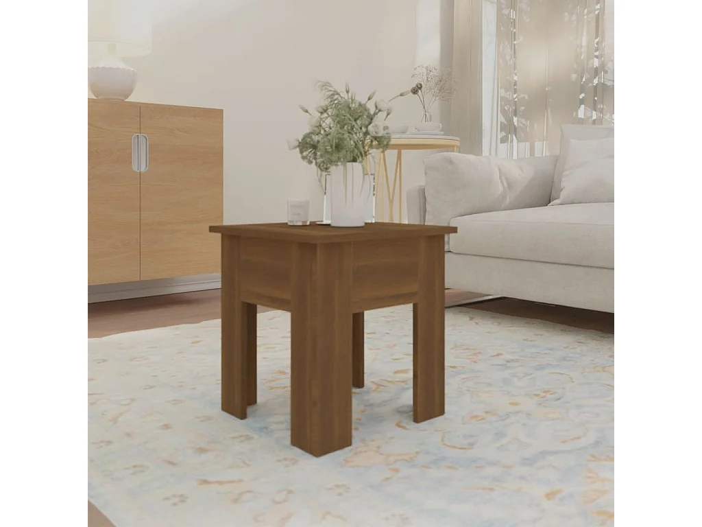 Gold Salontafel Bruin eiken 40x40x42 cm Spaanplaat