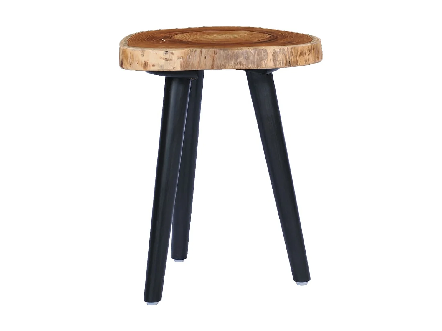 Goud Salontafel 40x45 cm Massief teakhout