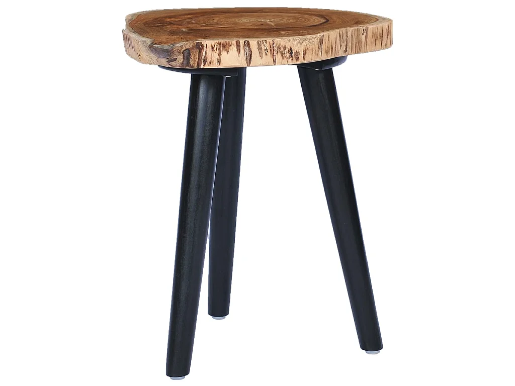 Goud Salontafel 40x45 cm Massief teakhout