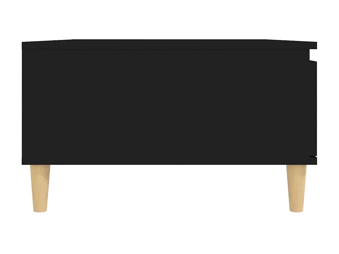 Table basse Noir 90x60x35 cm Aggloméré
