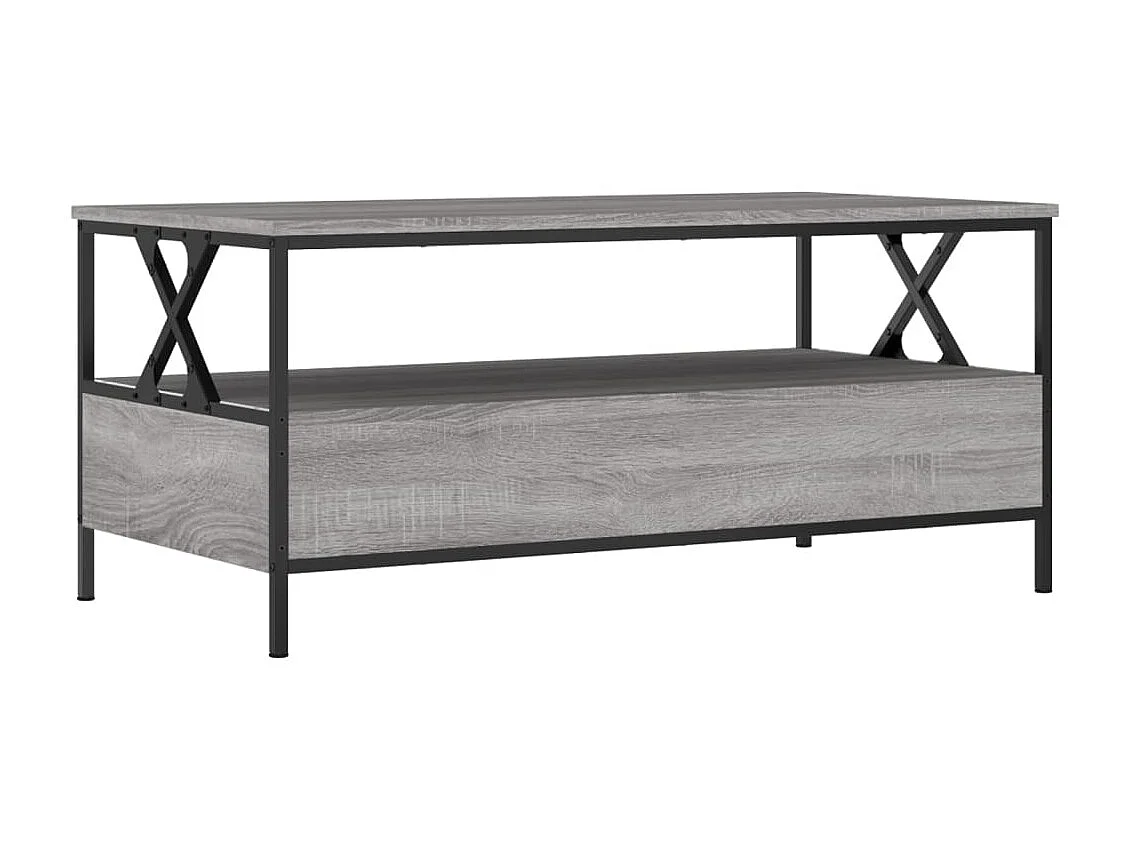 Gold Sonoma grijze salontafel 100x51x45 cm samengesteld hout