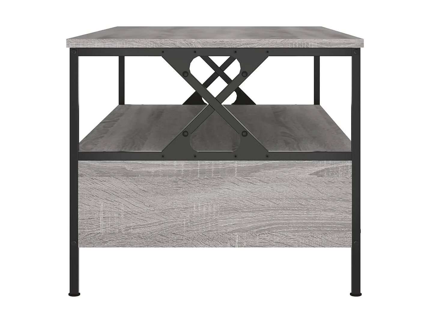 Gold Sonoma grijze salontafel 100x51x45 cm samengesteld hout