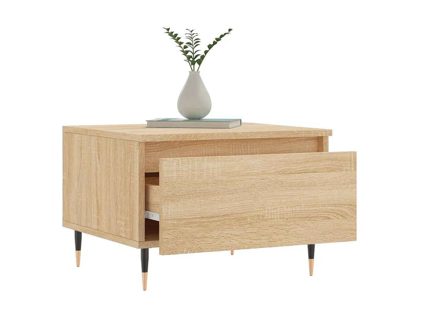 Tables basses 2 pcs chêne sonoma 50x46x35 cm bois d'ingénierie