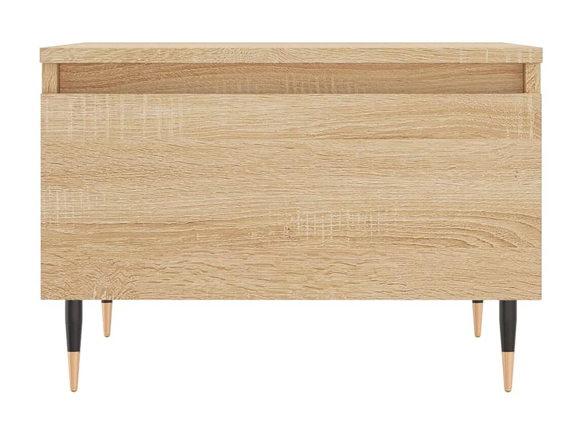 Tables basses 2 pcs chêne sonoma 50x46x35 cm bois d'ingénierie