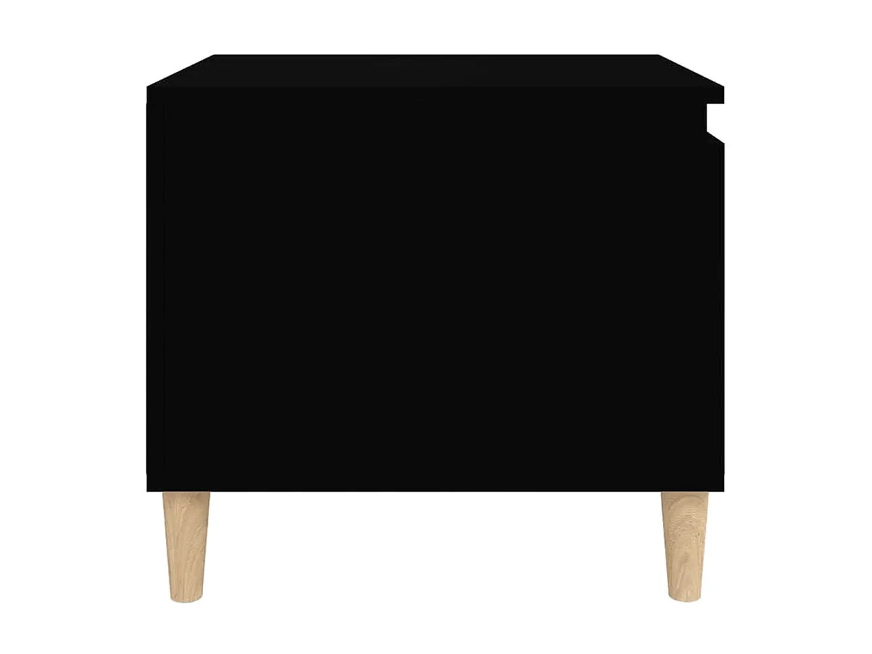 Mesa de centro Gold Negro 100x50x45 cm Madera contrachapada