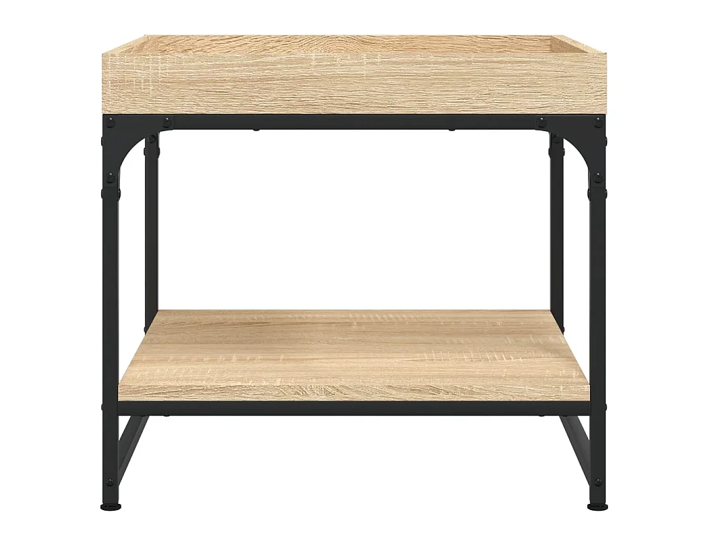 Gouden Sonoma eiken salontafel 49,5x49,5x45 cm samengesteld hout
