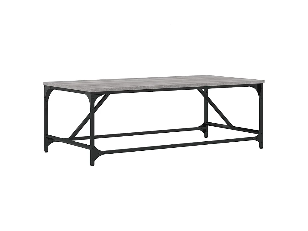 Table basse Sonoma gris 100x50x35 cm Bois d'ingénierie