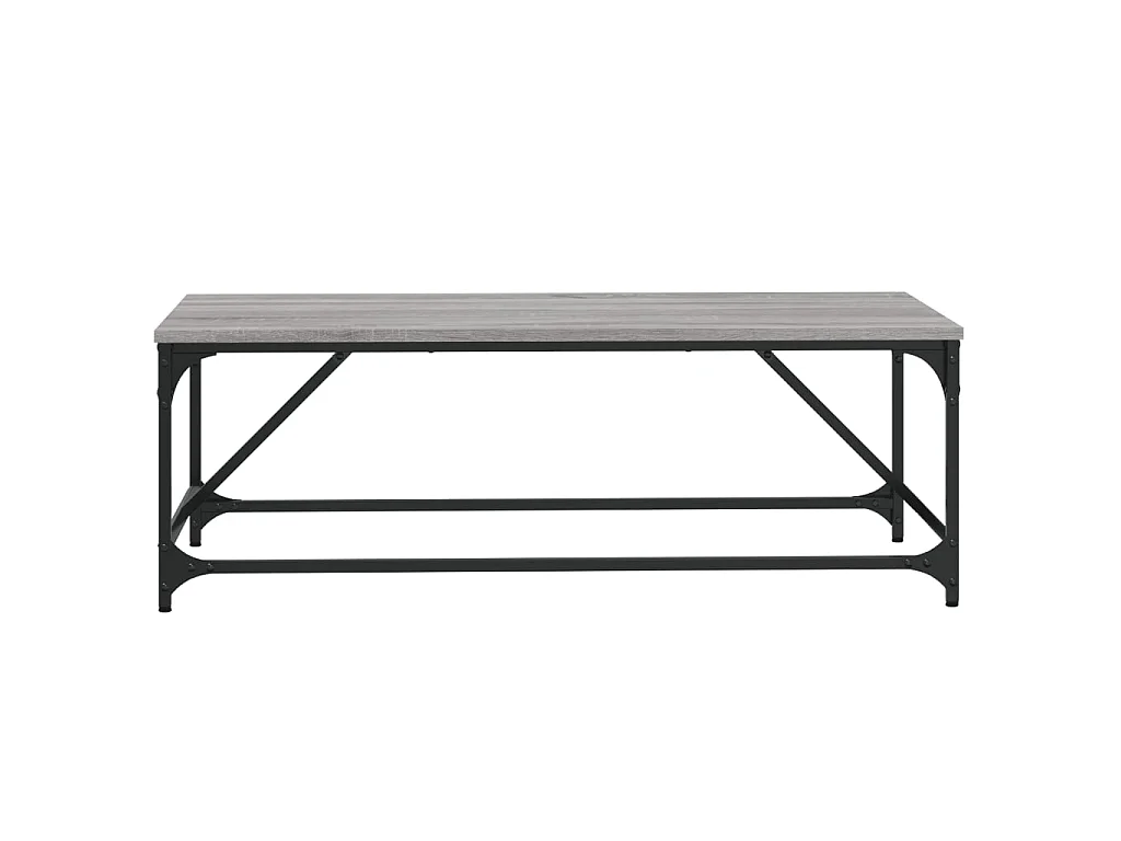 Table basse Sonoma gris 100x50x35 cm Bois d'ingénierie