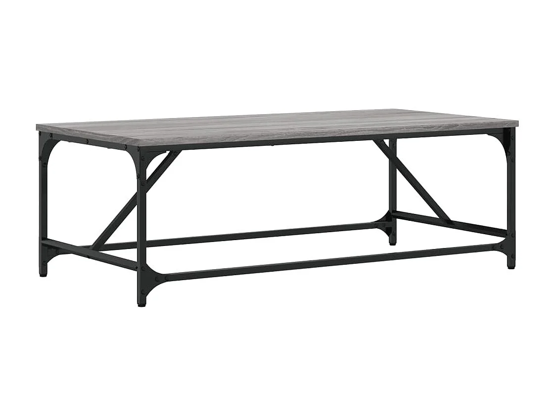 Table basse Sonoma gris 100x50x35 cm Bois d'ingénierie