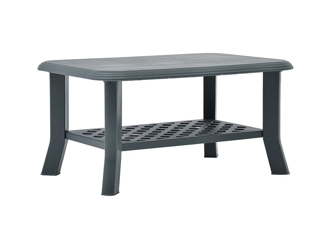 Table basse Vert 90 x 60 x 46 cm Plastique
