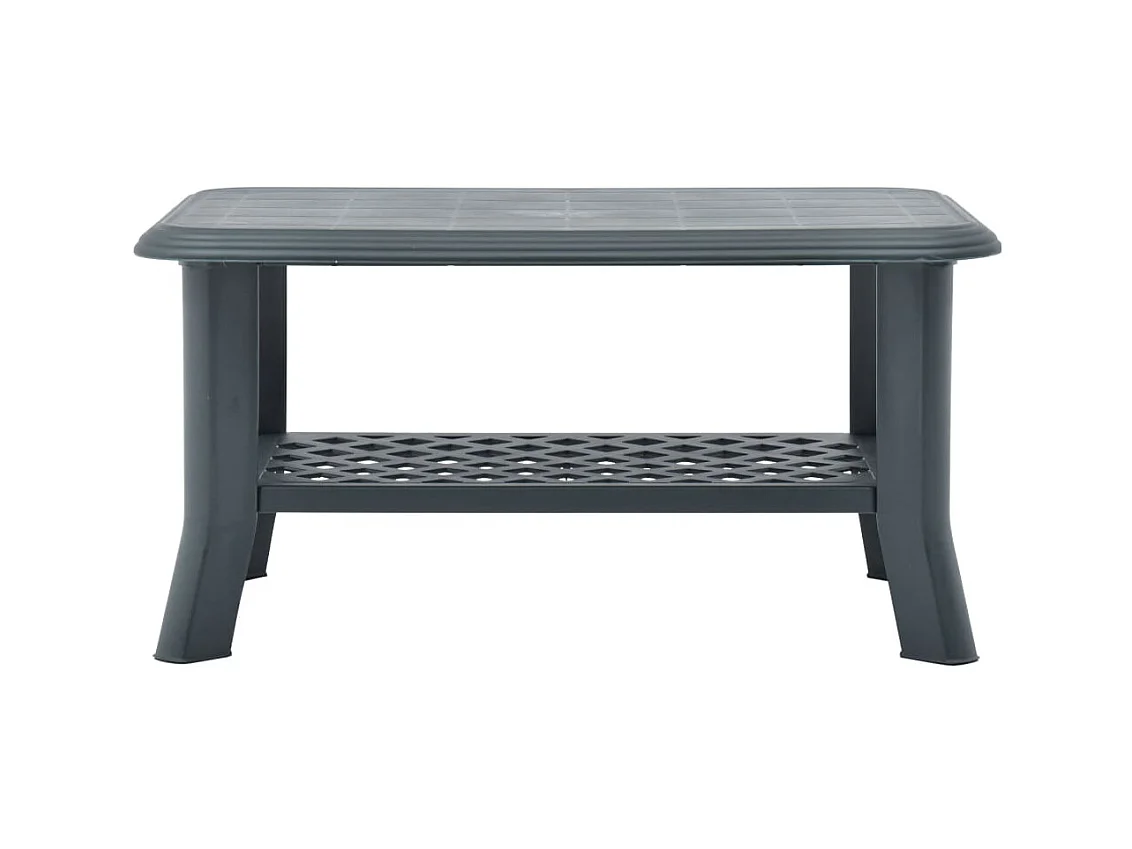 Table basse Vert 90 x 60 x 46 cm Plastique