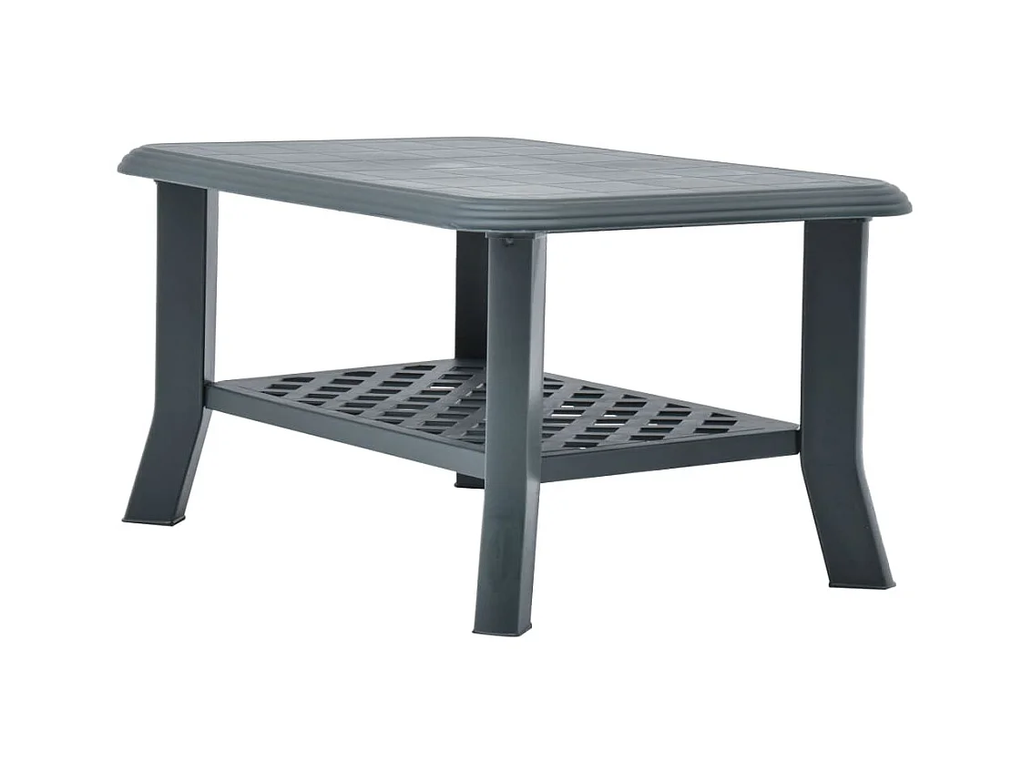 Table basse Vert 90 x 60 x 46 cm Plastique