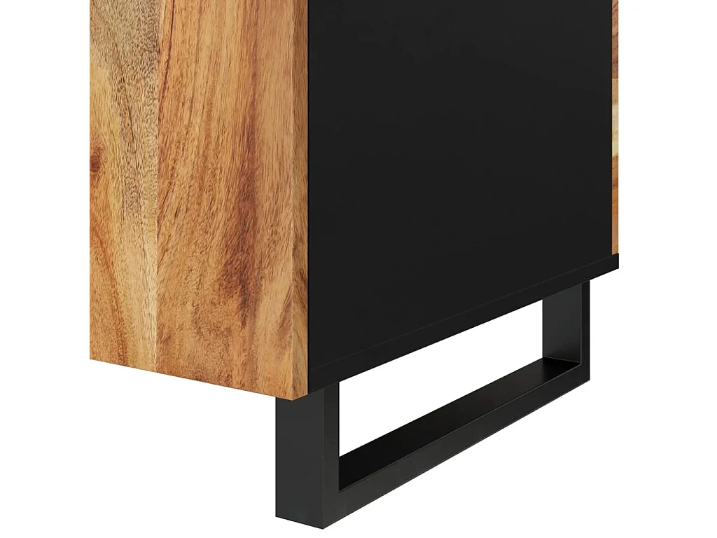 Table basse 100x54x40 cm bois d'acacia solide et d'ingénierie