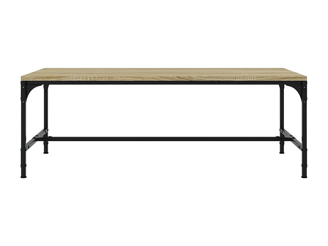 Tavolino Gold Rovere Sonoma 100x50x35 cm MDF