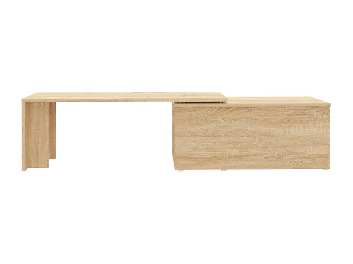 Table basse Chêne sonoma 150x50x35 cm Aggloméré