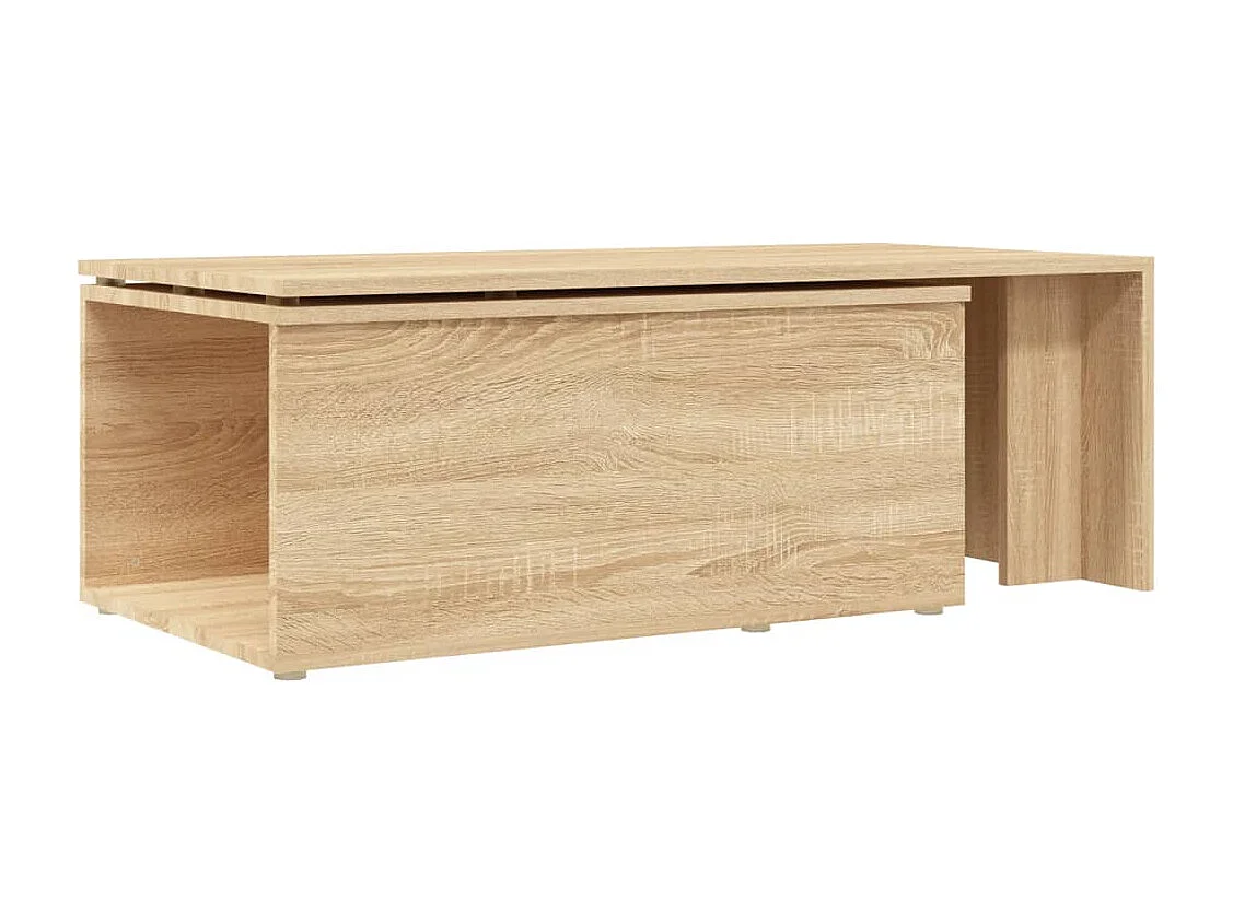 Table basse Chêne sonoma 150x50x35 cm Aggloméré