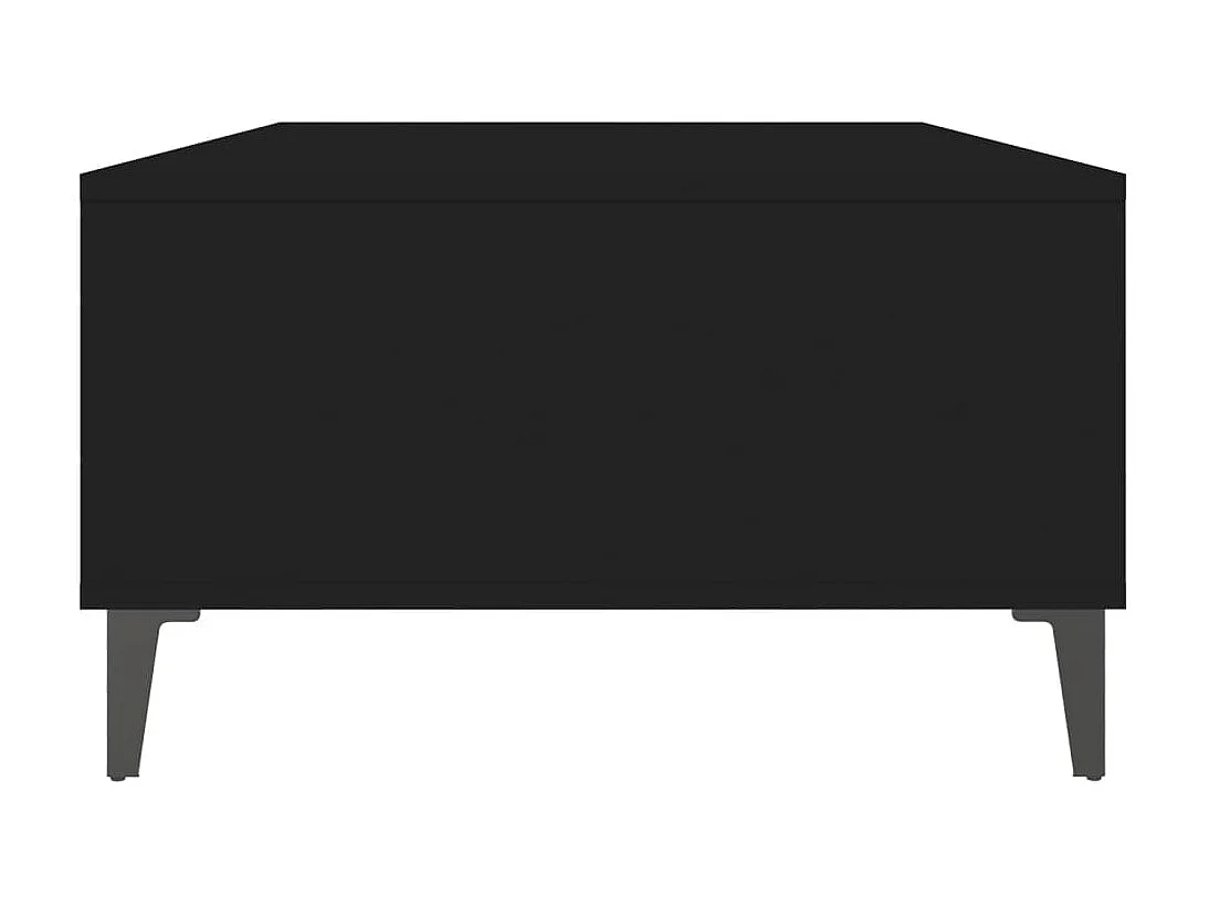 Table basse Noir 103,5x60x35 cm Aggloméré