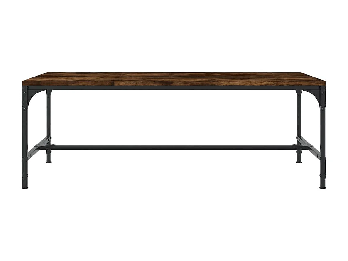 Table basse Chêne fumé 80x50x35 cm Bois d'ingénierie