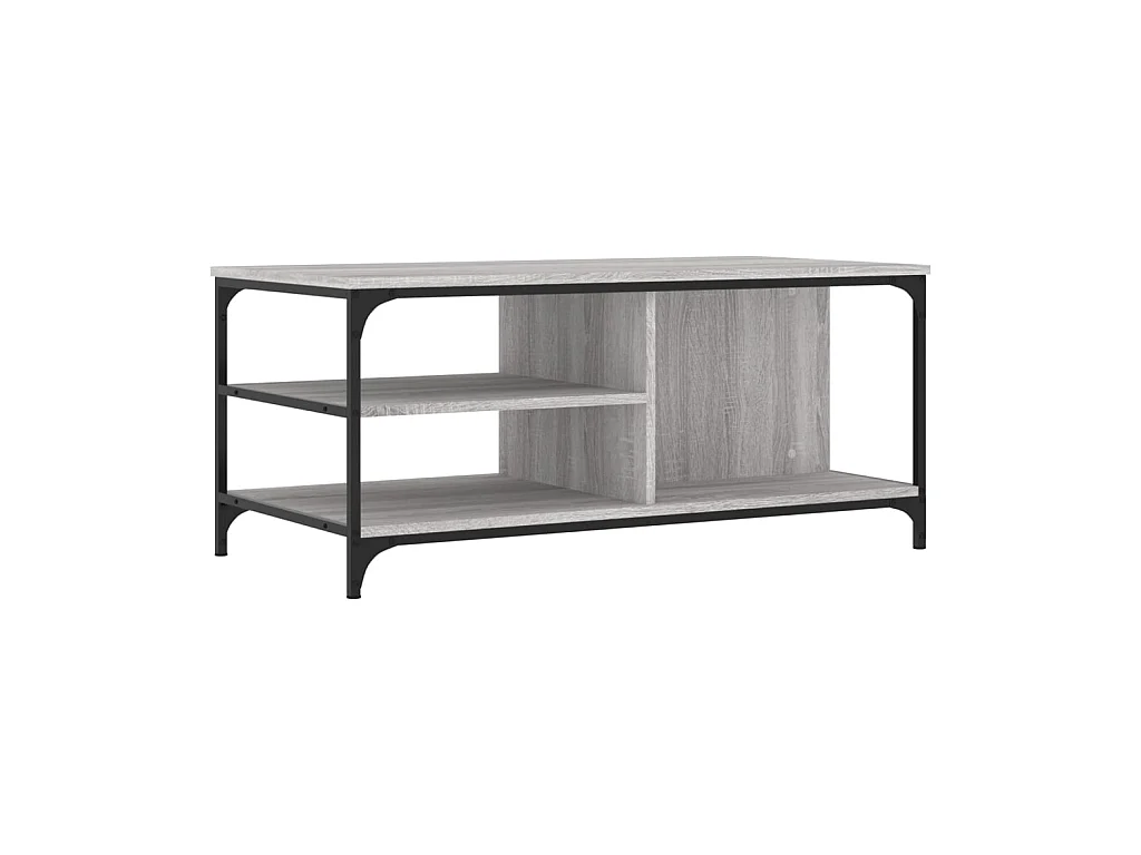 Gold Sonoma grijze salontafel 100x50x45 cm Bewerkt hout