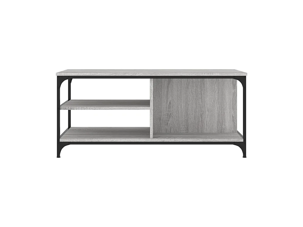 Gold Sonoma grijze salontafel 100x50x45 cm Bewerkt hout