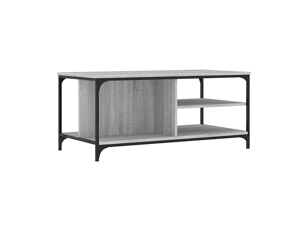 Gold Sonoma grijze salontafel 100x50x45 cm Bewerkt hout