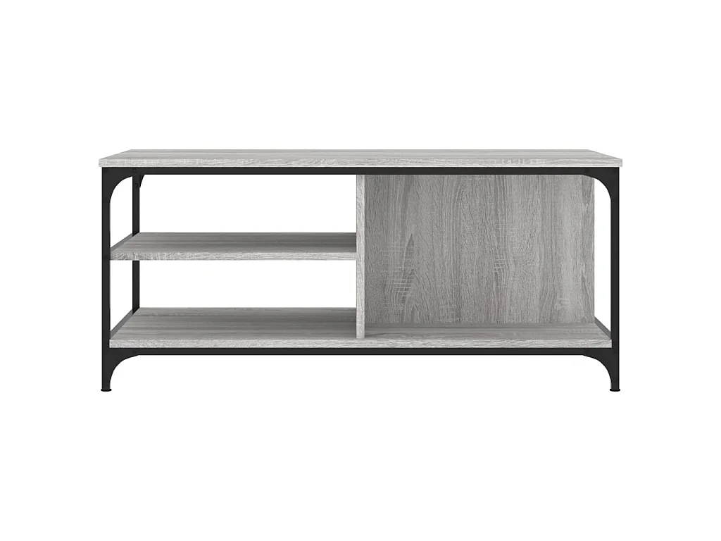 Table basse Sonoma gris 100x50x45 cm Bois d'ingénierie