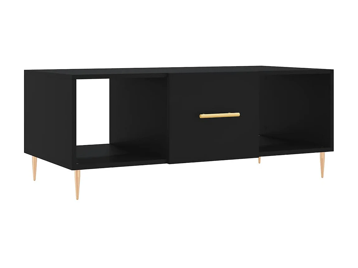 Gold Salontafel zwart 102x50x40 cm samengesteld hout