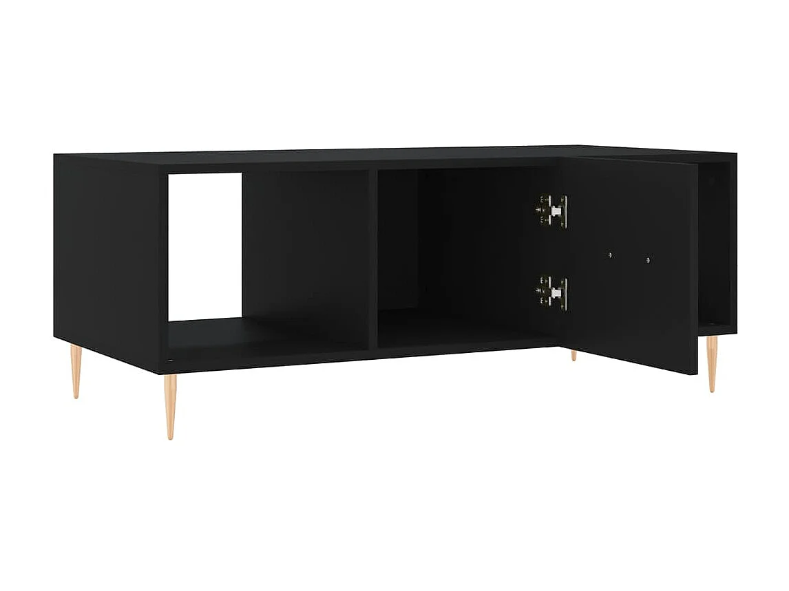 Gold Salontafel zwart 102x50x40 cm samengesteld hout